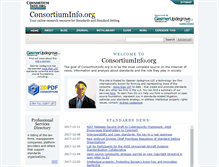 Tablet Screenshot of consortiuminfo.org